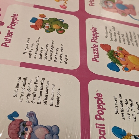 BNIP Vintage Popples Cassette and Cut Out Figures - Picture 9 of 11